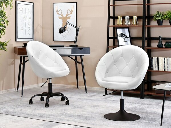 NovýNábytok.sk Kreslo Lush 4 (biela + čierna). Akcia -17%. Vlastná spoľahlivá doprava až k Vám domov. 1110244