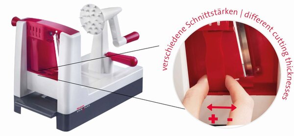 WESTMARK Špirálovač a špagetovač na zeleninu SpiroPlus (Špirálovač a špagetovač na zeleninu SpiroPlus)
