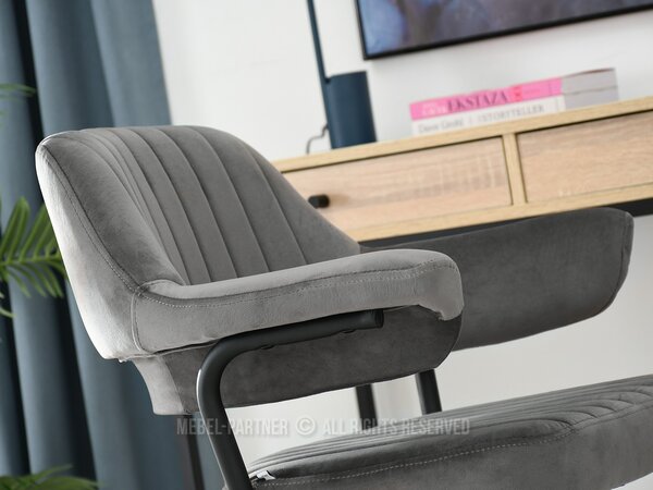 NovýNábytok.sk Stolička Merylyn (sivá + čierna). Akcia -12%. Vlastná spoľahlivá doprava až k Vám domov. 1110303