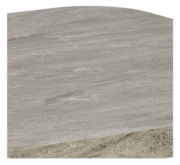 Svetlosivý konferenčný stolík v dekore mramoru 60x60 cm Solano – Actona
