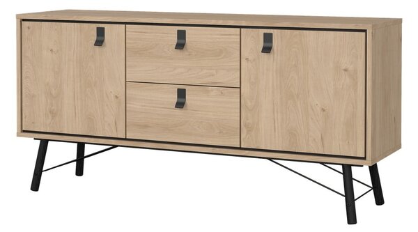Komoda v dekore duba v prírodnej farbe 150x72x40 cm Ry – Tvilum