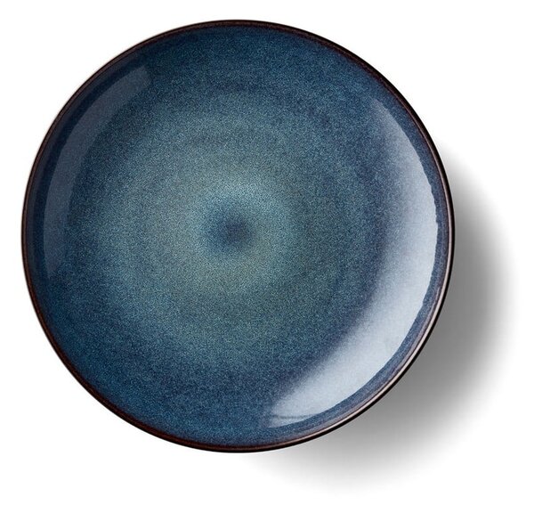 Čierna/modrá kameninová misa ø 40 cm Gastro Dark Blue/Black – Bitz