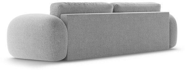 Svetlosivá ženilková rozkladacia/s úložným priestorom pohovka 262 cm Tonale – Cosmopolitan Design