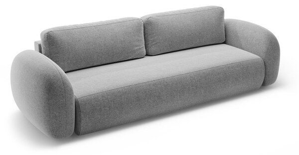 Svetlosivá ženilková rozkladacia/s úložným priestorom pohovka 262 cm Tonale – Cosmopolitan Design