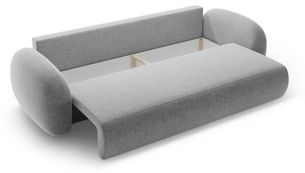 Svetlosivá ženilková rozkladacia/s úložným priestorom pohovka 262 cm Tonale – Cosmopolitan Design