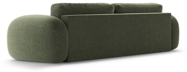Zelená ženilková rozkladacia/s úložným priestorom pohovka 262 cm Tonale – Cosmopolitan Design