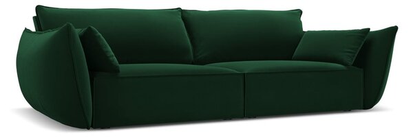 Tmavozelená zamatová pohovka 208 cm Vanda – Mazzini Sofas