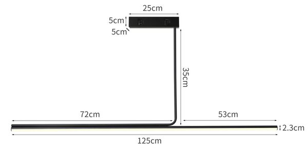 Immax NEO LITE 07235L LED závesné stropné svietidlo ASTA | 28W integrovaný LED zdroj
