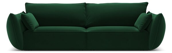 Tmavozelená zamatová pohovka 208 cm Vanda – Mazzini Sofas