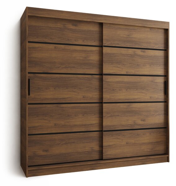 Šatníková skriňa Rubino V1 200x200x62 - orech warmia