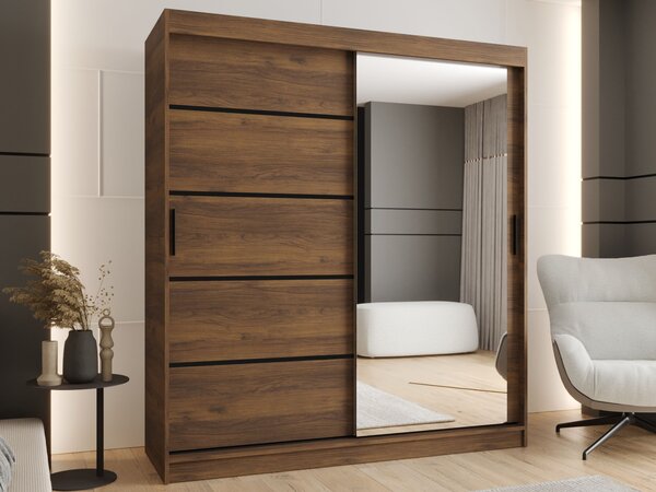 Šatníková skriňa Rubino V2 180x200x62 - orech warmia