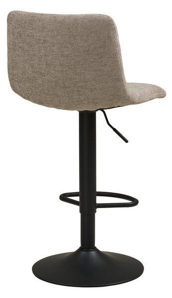 Béžová čalúnená barová stolička s nastaviteľnou výškou (výška sedadla 61 cm) Middelfart – House Nordic