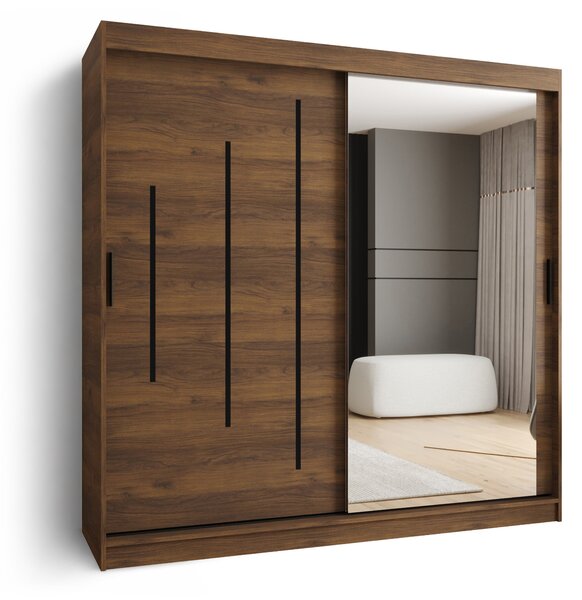 Šatníková skriňa Rubino Y2 200x200x62 - orech warmia