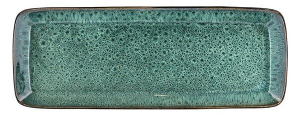 Servírovacia keramická tácka 14x38 cm Gastro Green/Black – Bitz