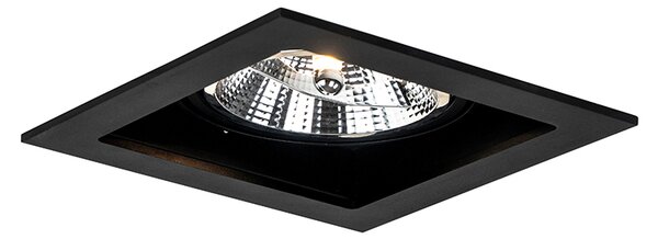 Moderné zapustené bodové svetlo čierne 18 cm nastaviteľné - Artemis 111