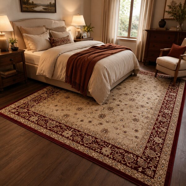 Angel Carpet, Kusový koberec Sultan 21 Red, 80x150, červená, kancelária