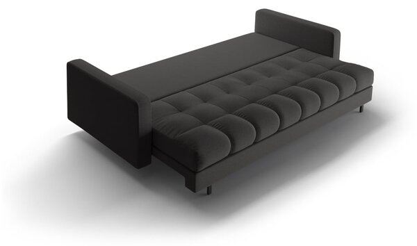 Tmavosivá rozkladacia/s úložným priestorom pohovka 222 cm Bali – Cosmopolitan Design