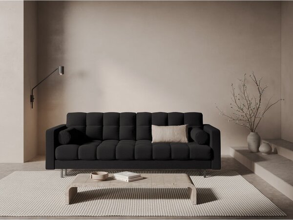 Tmavosivá rozkladacia/s úložným priestorom pohovka 222 cm Bali – Cosmopolitan Design