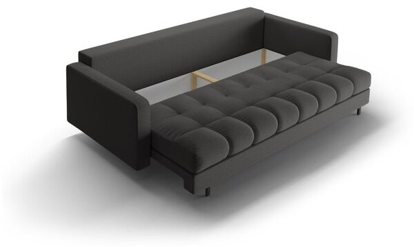 Tmavosivá rozkladacia/s úložným priestorom pohovka 222 cm Bali – Cosmopolitan Design