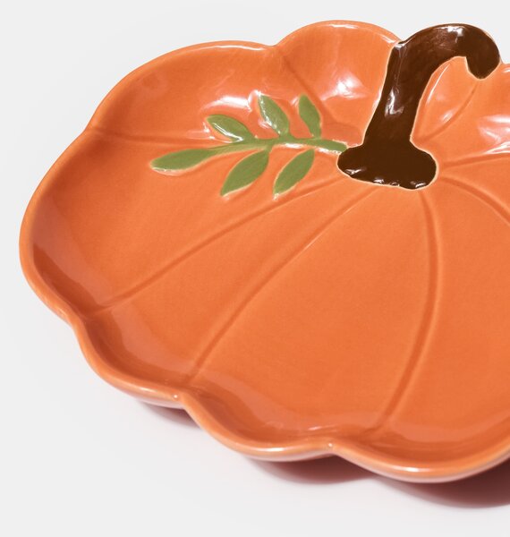 Sinsay - Dekoratívny podnos v tvare tekvice - oranžová