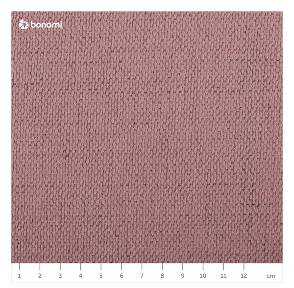 Ružová čalúnená dvojlôžková posteľ s úložným priestorom s roštom 160x200 cm Lupine – Micadoni