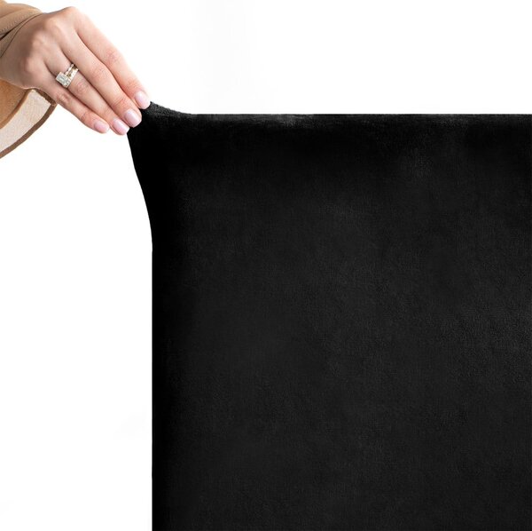 Čierne napínacie poťahy v súprave 4 ks na stoličku 48 cm Sento – Restilo