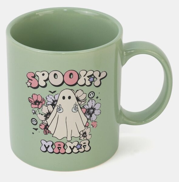 Sinsay - Keramický hrnček s uškom na Halloween - bledozelená