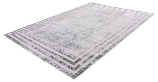 Strieborno šedý moderný odolný koberec Paris 502 Silver 1,60 x 2,30 m