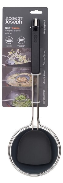 Antikoro súprava kuchynského náčinia 3 ks Fusion Wok Set – Joseph Joseph