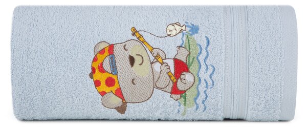 DETSKÝ BAVLNENÝ UTERÁK BABY51 50X90 CM MODRÁ