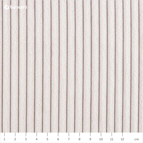 Krémová čalúnená dvojlôžková posteľ s úložným priestorom s roštom 160x200 cm Voliera – Maison de Rêve
