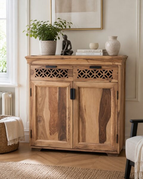 Komoda Mira 90x90x45 indický masív palisander
