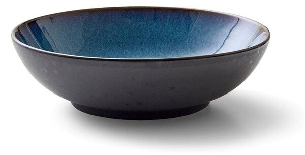Čierna/modrá servírovacia miska z kameniny 1,8 l Gastro Dark Blue/Black – Bitz