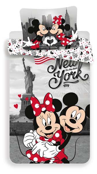 Jerry Fabrics Obliečky Licenčné - Mickey a Minnie in New York Love