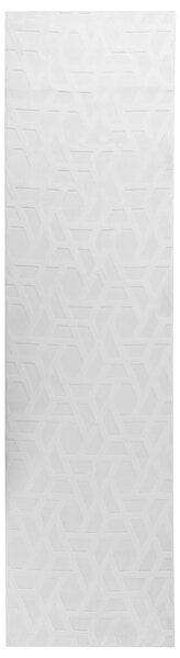 Koberec sivobéžová látka 80 x 230 cm žakárový obdĺžnikový tvar behúň moderný štýl obývacia izba spálňa