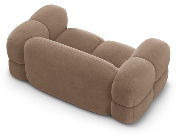 Hnedá zamatová pohovka 180 cm Loretto – Cosmopolitan Design
