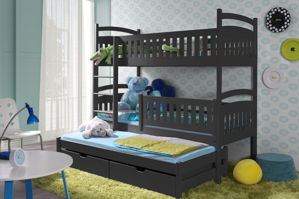 Poschodová posteľ Ania 3-osobné 80 x 180 Certifikát - Výber farebného prevedenia