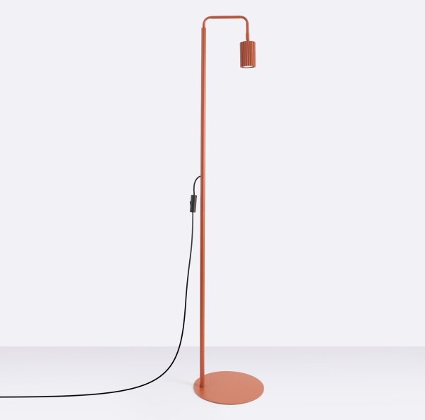 Sollux SL.2023 - Stojacia lampa KARBON 1xGU10/10W/230V oranžová