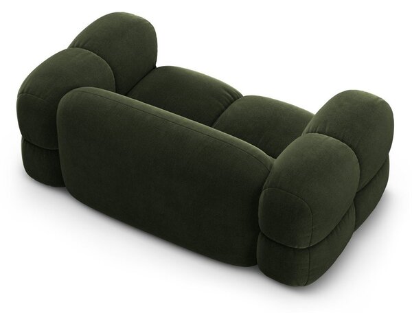 Zelená zamatová pohovka 180 cm Loretto – Cosmopolitan Design