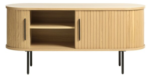 TV stolík v dekore duba v prírodnej farbe 120x56 cm Nola – Unique Furniture