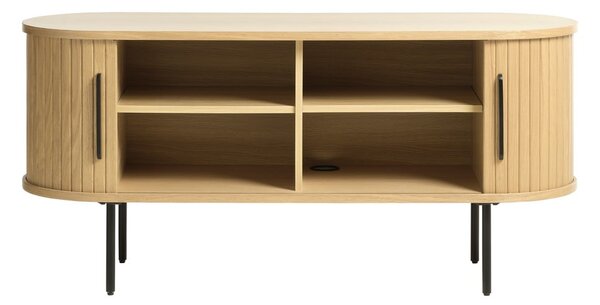 TV stolík v dekore duba v prírodnej farbe 120x56 cm Nola – Unique Furniture