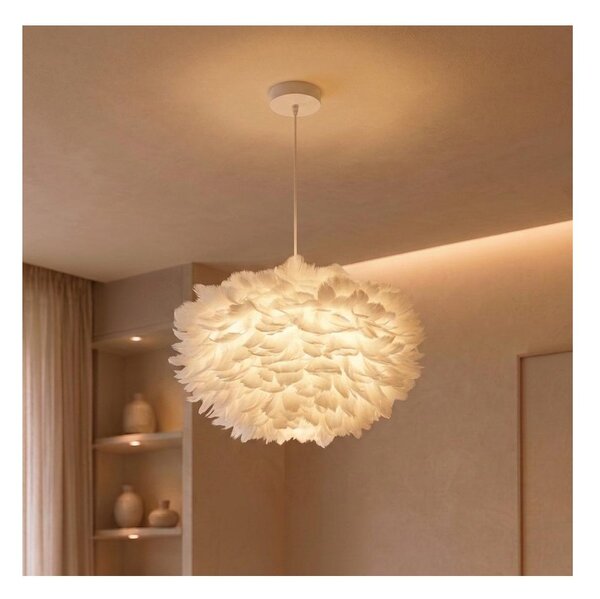 Brilagi - Luster na lanku FEATHER 3xE27/40W/230V pr. 50 cm biela