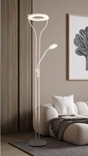 Globo 59038SAD - LED stmievateľná stojacia lampa EBRO LED/20W/230V + LED/4W 3000K