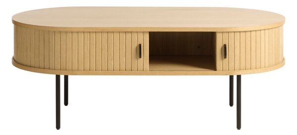 Konferenčný stolík v dekore duba v prírodnej farbe 60x120 cm Nola – Unique Furniture