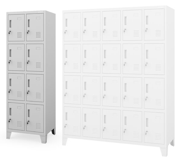 Dvojitá šatníková skriňa BHP ROBERT 2 Plus 559 x 1720 x 450 mm