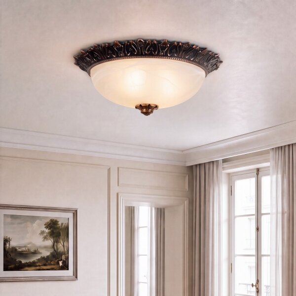 Brilagi - Stropné svietidlo FRESCO 2xE27/40W/230V, priemer 30 cm, bronzové