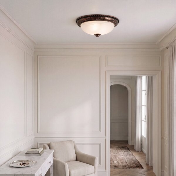 Brilagi - Stropné svietidlo FRESCO 2xE27/40W/230V priemer 30 cm medené