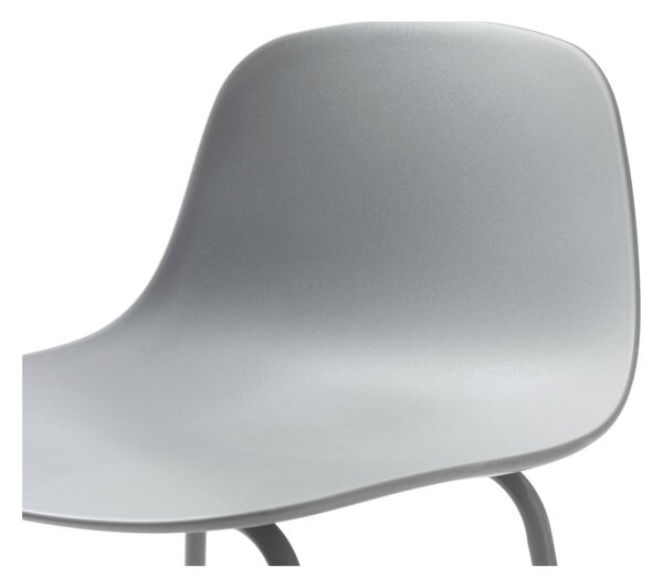 Sivá plastová barová stolička (výška sedadla 67,5 cm) Whitby – Unique Furniture
