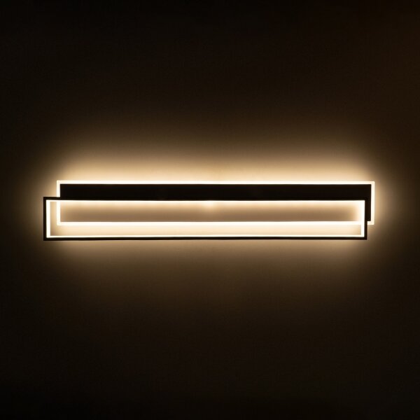 Brilagi - LED stmievateľné stropné svietidlo OUTLINE LED/90W/230V 18x100 cm biela/čierna +DO
