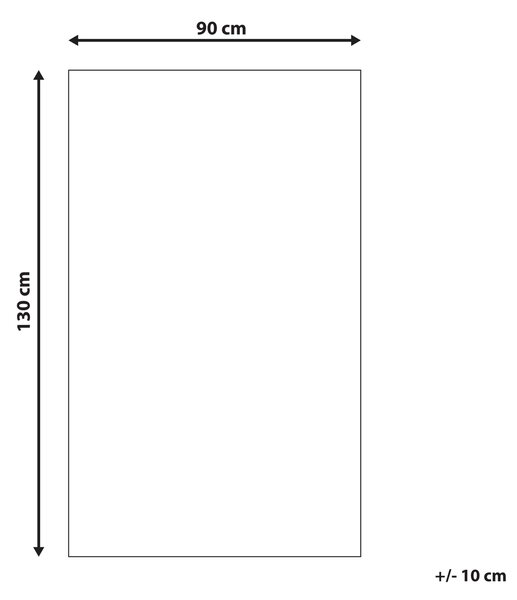 Detský koberec biela viacfarebná bavlna 90 x 130 cm všívaný obdĺžnikový tvar moderný štýl detská izba